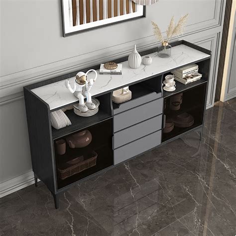 Black/Gray Kumasi The Wall Modern Simple Living Room Storage …