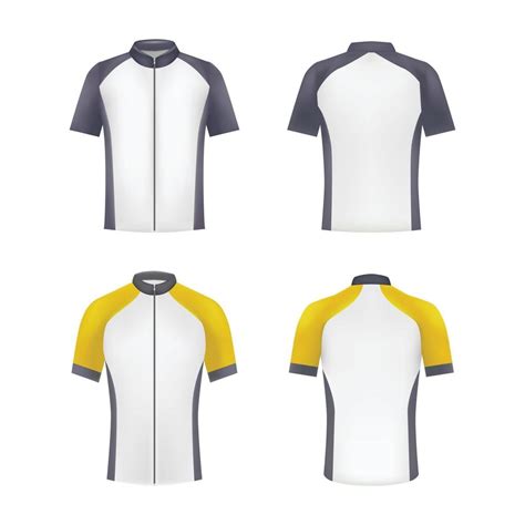 Black And Yellow Blank Bike Jersey Template 2859197 Vector Art at Vecteezy