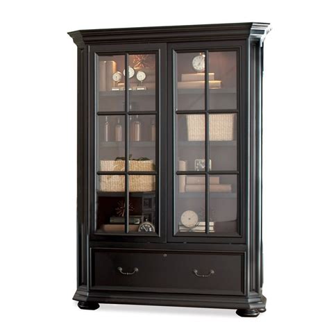 Black Book Shelf With Glass Wayfair