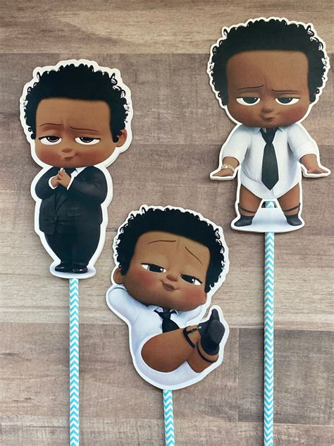 Black Boss Baby Baby Shower Etsy