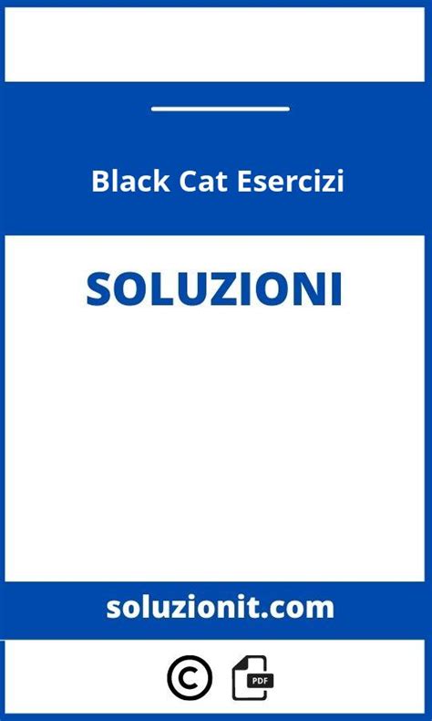 Black Cat Esercizi