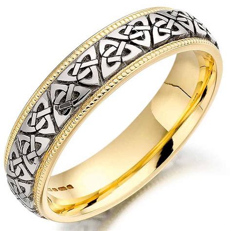 Black Celtic Ring Knot Wedding Bands Mens Celtic Rings …