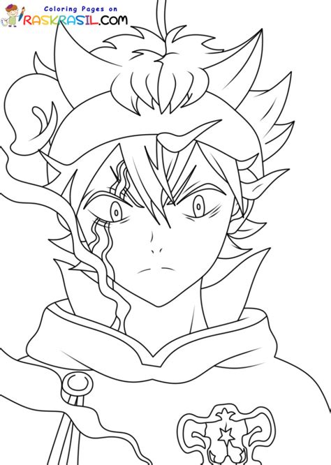 Black Clover Coloring Devilfor