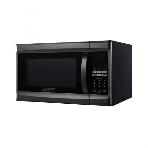 Black+Decker 1000 Watt 1.3 Cubic Feet Microwave Oven, …