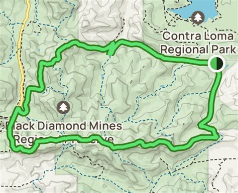 Black Diamond Mines Ridge Trail Loop Map, Guide - AllTrails