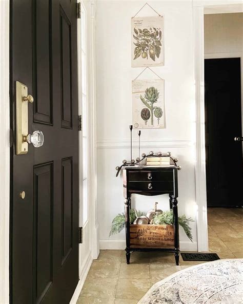 Black Door Paint Advice - Snazzy Home