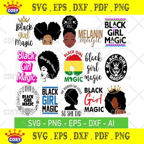 Black Girl Magic Svg