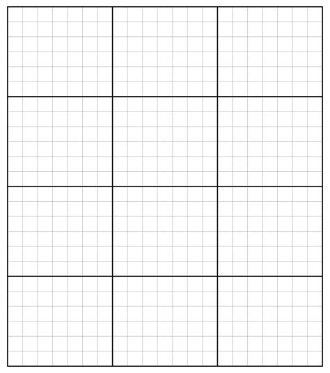 Black Grid Graph Paper 10 Free PDF Printables Printablee