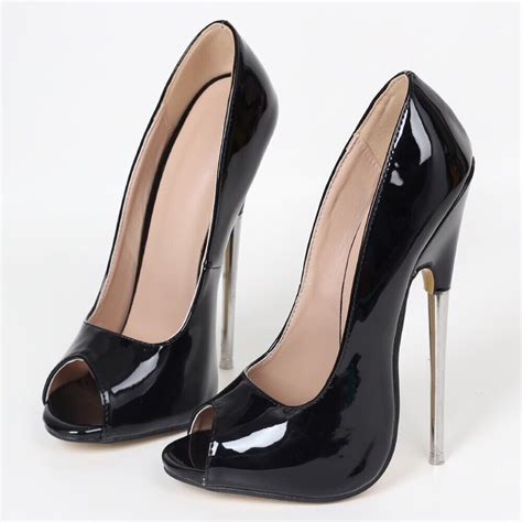 Black Heels Size 4 eBay