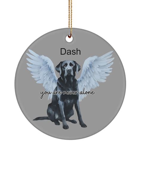 Black Lab Angel Ornaments - Etsy