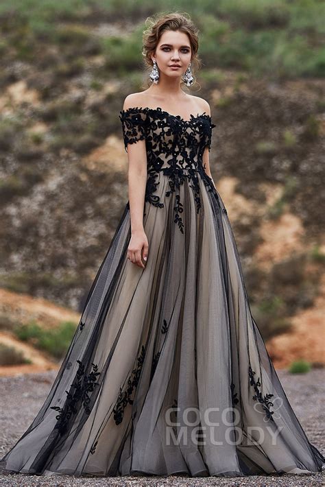 Black Lace Wedding Dress