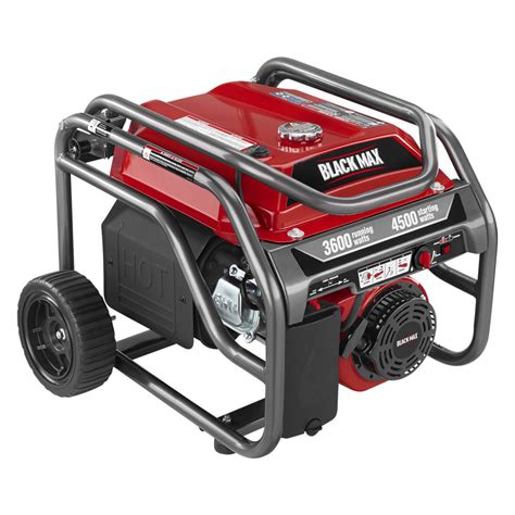 Black Max Generator 3600 Portable Generator Supplies