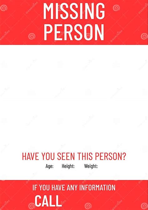 Black Missing Poster Template Stock Vector Illustration Of Brown Design 150092004