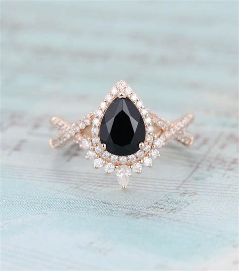 Black Onyx Engagement Rings Handcrafted by Experts @Angara