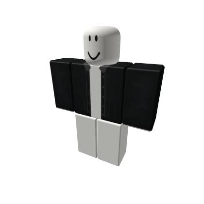 Black Open Jacket Roblox