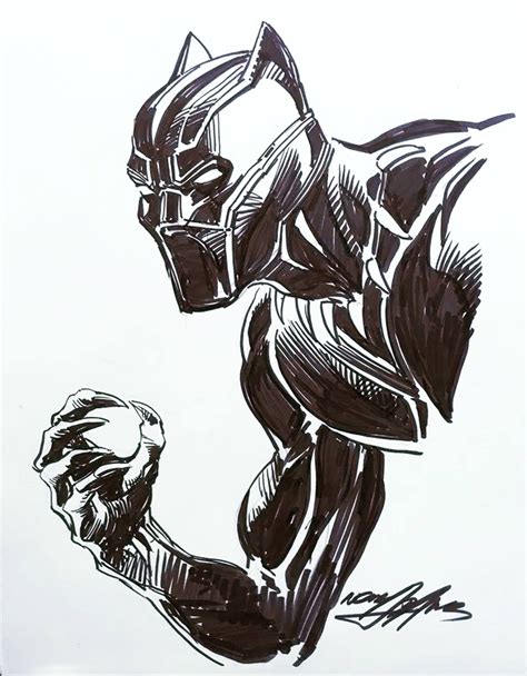 Black Panther Marvel Drawing