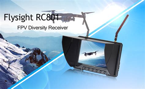 Black Pearl RC801 7 inch 5.8GHz diversity FPV monitor