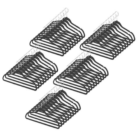 Black Plastic Suit Hangers 50-Pack - The Home Depot