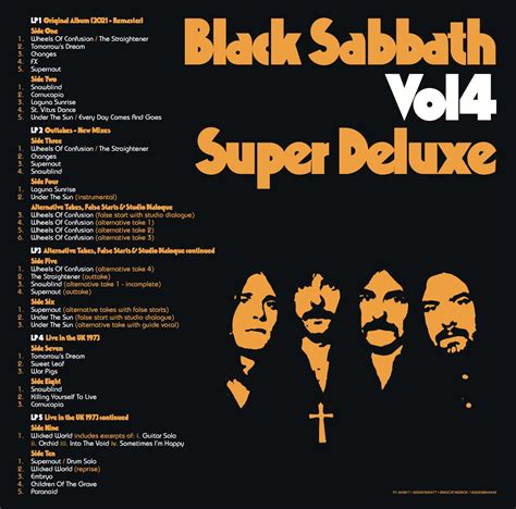 Black Sabbath - Vol. 4 Lyrics and Tracklist Genius