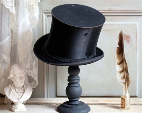 Black Stovepipe Hat - Etsy