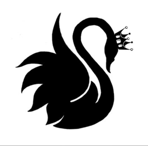 Black Swan Crown Template