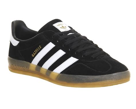 Black adidas Gazelle Trainers OFFICE