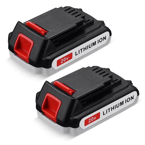 Black and decker lithium 20v battery. Things To Know About Black and decker lithium 20v battery. 