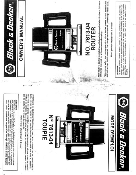 Black and decker router 7613 manual. - Marantz sd 285 385 cassette player repair manual.