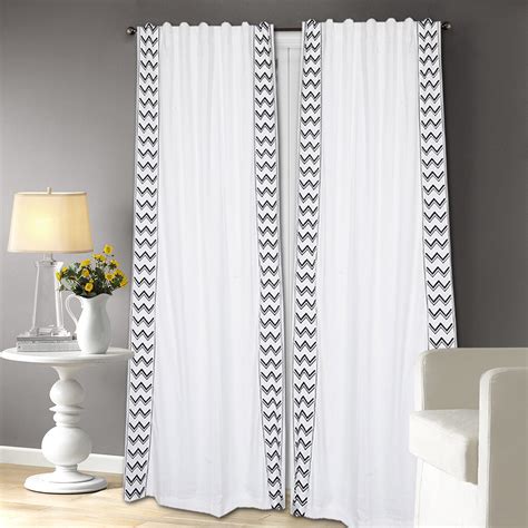 Black and white curtains walmart. Curtainking Farmhouse Leaf Embroidery Grommet Sheer Curtains, 58" x 84" (2 Panels) 133. Save with. Shipping, arrives in 2 days. Options. $ 4499. More options from $39.99. Pinewave White Curtains 84 inch 4 Panels Sets Luxury Mix and Match Moroccan Silver Patterned Blackout,Grommet Top,52"Wx84"L. 4. 