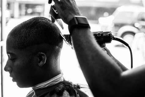 Black barbers. Black barbershops are so much more than just skillful establishments where people—men and women alike—wander in to receive a haircut. Black barbershops have long been—and continue to be—central hubs of the Black community, places to congregate, connect, share, and … See more 