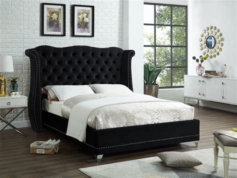 Gray Queen Beds. Black bed frames. Black Metal 