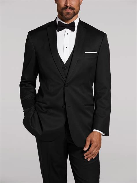 Pronto Uomo Black Notch Lapel Suit. 9-piece package. $209.99 Coat & Pants. $149.99 + FEES. SHOP NOW See Terms. Find the hottest prom suit & tuxedo looks in a variety of modern styles & color combinations. Book your prom tuxedo today from Jos. A. Bank!.