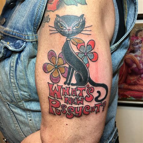 Black cat tattoos. Love cats, or just your cat in particular? Have a browse through our awesome collection of cat tattoos for some inspiration for your next tattoo. A Witch And Her Black Cat Many of us feel a bit of an affinity for witches, and this wearer certainly does too! Check out this gorgeous design of a […] 