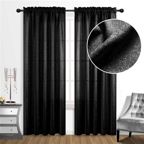 Buy CUCRAF Blackout Curtains 95 inches Long, Room Darkening Window Curtain Panels, Rod Pocket Thermal Insulated Solid Drapes for Bedroom Living Room,52x95 inch, Black, Set of 2 Panels: Panels - Amazon.com FREE DELIVERY possible on eligible purchases 