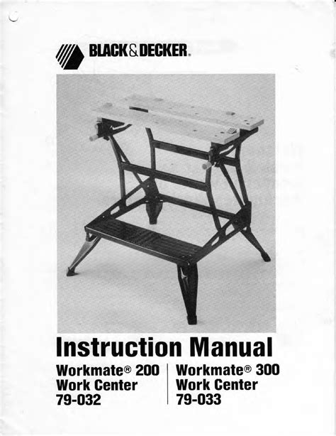 Black decker workmate 200 owners manual. - Manuale di soluzioni cutnell e johnson 7a edizione.