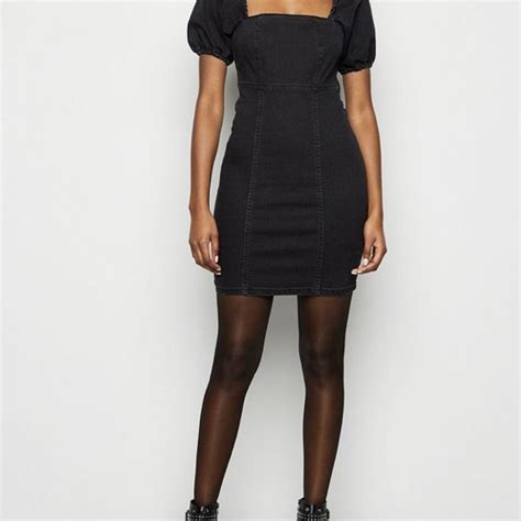 Black dress new look. .  ...