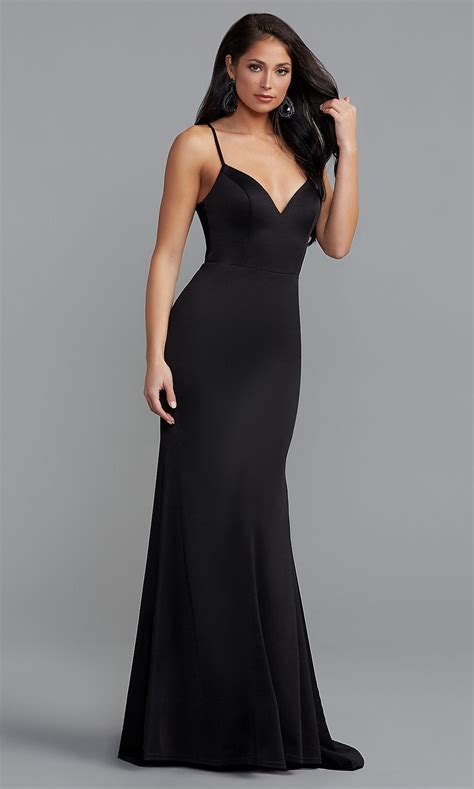 Black elegant dress. .  ...