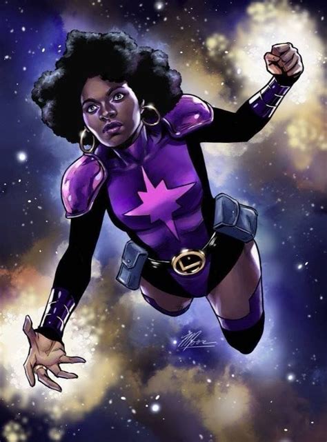 Black female superheroes. Karen Beecher/Bumblebee Was One Of DC's First Black Female Superheroes. One of DC’s first Black female heroes, Bumblebee is a legacy character who has never gotten the showcase she deserves. Karen Beecher is a brilliant scientist whose suit allows her to shrink to the size of an actual bee and fly. 