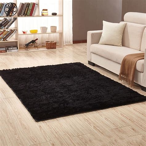 Black fluffy carpet for bedroom. Comeet Area Rug 4x6, Washable Rug, Indoor Throw Mat Anti Slip Backing Floor Carpet for Kitchen Living Room Bedroom Dining Room Black/White. Floral. 3.8 out of 5 stars 81. 50+ bought in past month. $32.98 ... Ultra Soft Fluffy Carpets, 4x6 Ft, Non-Skid Fuzzy Faux Fur Rugs for Nursery Kids Living Room Bedroom Home Decor, Black and White. Tie-Dye ... 