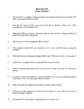 Black like me study guide questions answers. - Texas police civil service exam study guide.