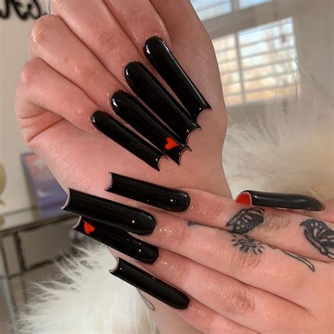 Allkem Black Red Bottoms Sculpted Stiletto Press on Nails | Glossy Extra Long Stiletto| 10 sizes - 20 pcs Nail kit with Glue. 20 Piece Assortment. ... Outyua Halloween Red Black Press on Nails Ombre Coffin Fake Nails Long False nails with Designs Acrylic Witch Ghost Nails for Women and Girls 24Pcs (Red & Black) 24 Count (Pack of 1). 