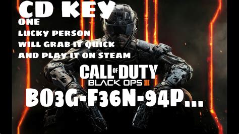 Black ops 3 steam key
