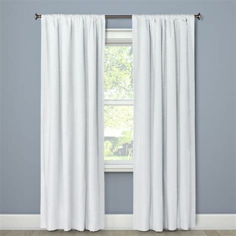 When purchased online. BrylaneHome Poly Cotton Canvas Grommet Panel Window Curtain Drape. BrylaneHome New at ¬. +5 options. $27.41 - $47.28. When purchased online. Add to cart. Extra Wide Thermal Blackout Single Window Curtain Liner - Light Grey - SunVeil. Elrene Home Fashions.