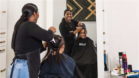Top 10 Best Black Owned Hair Salon in Washington, DC - April 2024 - Yelp - Studio Chique, Lamaj in the City, Eighth+Kin, The Beauty Coterie, The District Hair Lounge, Parlour Salon, Jai'Stylz Hair Salon, N Caring Hands Hair Studio, Thrive Hair Bar, Razz's Hair Palace, Dina Divine. 