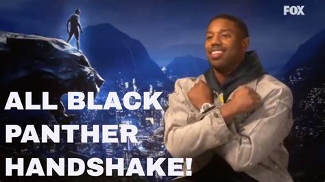 Black panther handshake - YouTube