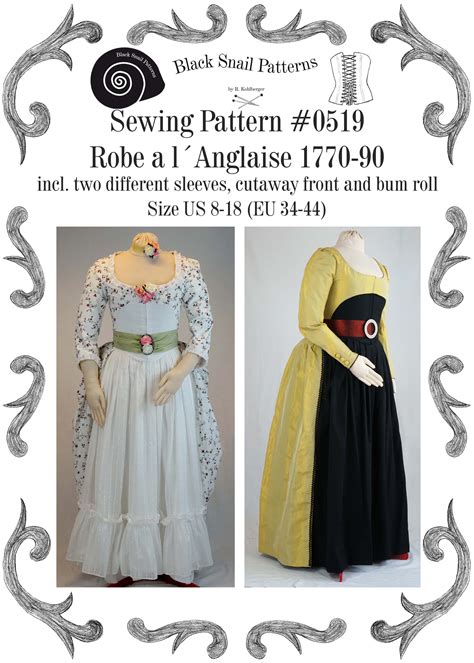 Black snail patterns. Reconstructing History has the widest selection of sewing patterns from the early 20th century. Suits and dresses. Male and female. Underwear to outerwear. If you want to wear it, we can help you. And if you've never sewn before, we can walk you through it. Just ask! 