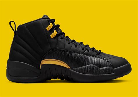 The upcoming Air Jordan 12 “Black Taxi” is an all-black remix of the OG “Taxi” colorway. The “Black Taxi” AJ12 arrives in an all-black leather upper with gold hits for an elegant look. The Air Jordan 12 “Black Taxi” is expected to release on December 3 for $200 on SNKRS and select retailers. As always, our sneaker monitors and .... 