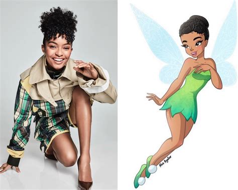 Black tinkerbell. Disney fans have sparked a 'race-swapping' debate following the first-look of Yara Shahidi as Tinkebell in the upcoming Peter Pan and Wency live action film. The 23-year-old actress is the first ... 