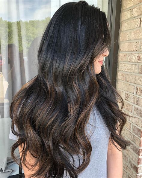 Black to brown hair. If you want a more drastic brown ombré hair color, try out the season's trends like ashy mushroom brown or rose brown. If you're looking for a little warmth, try caramel, honey, or copper ombré. ... With roots in an almost-black brown, this balayage ombré trickles down to sunkissed, honey-hued ends. The effect gives a golden glow and beachy ... 