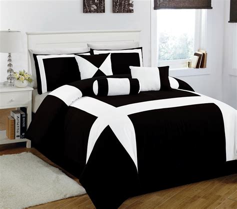 Black white comforter set. Things To Know About Black white comforter set. 